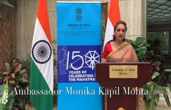 Gandhi@150 celebrations : Gandhi Katha in Switzerland 