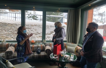 Ambassador of India meeting held with Mayor of Zermatt on Jan 12, 2021