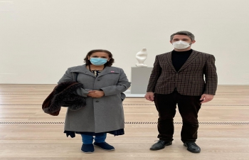 Ambassador's meeting held with Dr. Raphael Bouvier, Curator of the Foundation Beyeler Museum, Basel