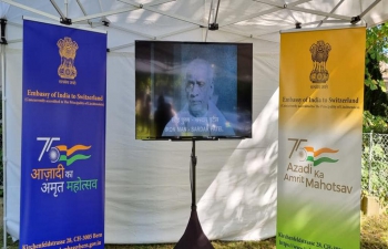 Screening of documentary on ‘Sardar Vallabhbhai  Patel’ on 23 Sept 2021.