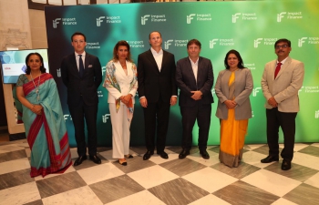 Hon’ble Minister of State for External Affairs and Culture Smt. Meenakashi Lekhi addressed the inaugural NZZ Impact Finance Conference in Berne on September 28, 2021