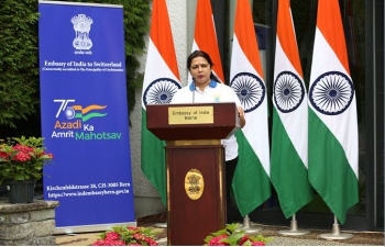 Yoga session organized by the Embassy of India, Berne on September 28, 2021