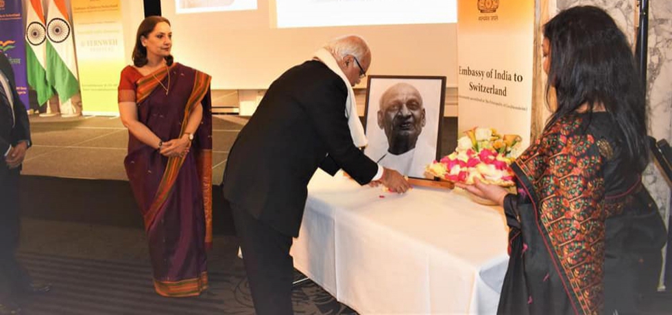 President of Indian Council for Cultural Relations, Dr. Vinay Sahasrabuddhe paid homage to Sardar Patel on his birth anniversary in Berne