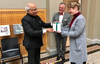 President of ICCR, Dr. Vinay Sahasrabuddhe visited Museum Rietberg in Zurich on 01 Nov, 2021