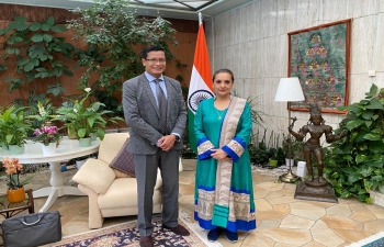 Ambassador's meeting with Dr. Shachi Gurumayum