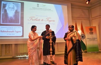 Celebrations of 161st Birth Anniversary of Rabindranath Tagore in Berne on 07 May, 2022