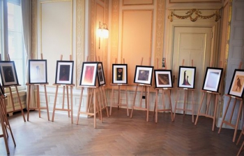 Photo Exhibition on Rabindranath Tagore’s paintings at the event ‘Tribute to Tagore’ in Berne on 07 May, 2022
