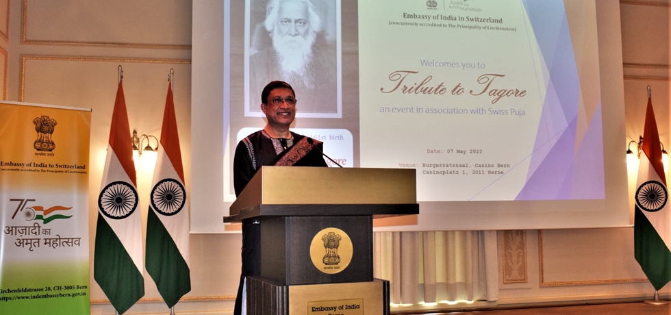 Address by Ambassador Sanjay Bhattacharyya at the event “Tribute to Tagore”, commemorating the 161st birth anniversary of Rabindranath Tagore