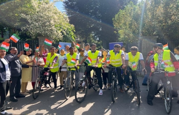 Celebration of World Bicycle Day in Berne on 03 June 2022