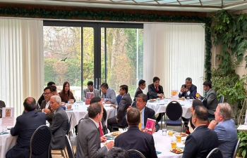 Ambassador's interaction with CII and ICC Delegation at India House on 28  November 2022