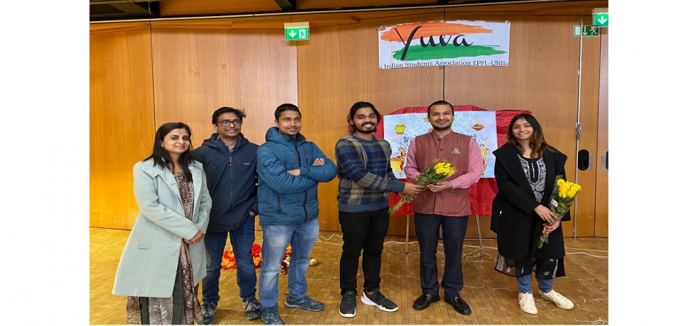 Cd’A Deepak Bansal held a meeting with Yuva Indians at EPFL Laussane 