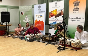 Indian cultural evening at Zurich on 23 August 2023