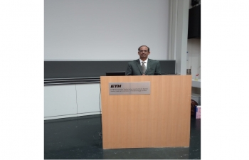 Counsellor Anoop Dhingra addressed Indian students of ETH University, Zurich on 29 September 2023