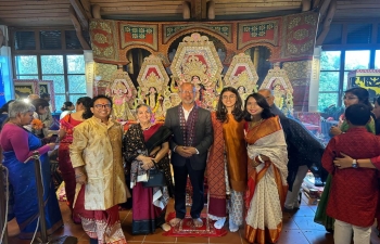 ‘Durga Puja – 2023’ celebrations organized by ‘Swisspuja’ at Zurich on 22 October 2023