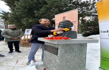 Celebration of Birth Anniversary of Swami Vivekananda in Saas-Fee on 05 January 2023