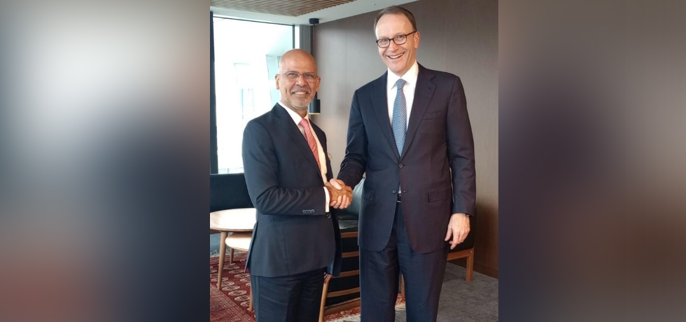 Ambassador Mridul Kumar met Mr. Mark Schneider, CEO Nestle AG