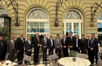 Ambassador Mridul Kumar hosted lunch in honour of CIM on 09 June 2025 at India House