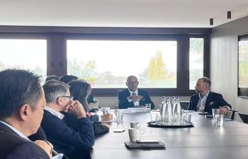 Ambassador addressed Chief Legal officers representing select MNCs at WEF, HQ in Geneva, on 28 Oct 2025