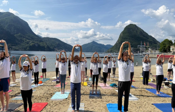 International Yoga Day celebrations at Locarno on 25 May 2025