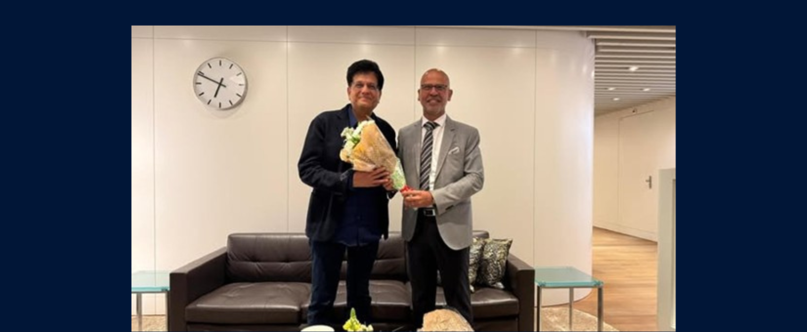 Ambassador Mridul Kumar received CIM at Zurich Airport