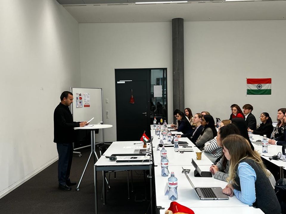 Cd’A Deepak Bansal addressed Focus India Seminar at FHNW, Olten on February 13, 2023