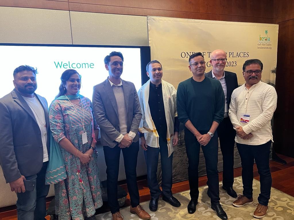 Cd'A Deepak Bansal addressed Kerala Tourism event at Park Hyatt Zurich on 15th Feb 2023