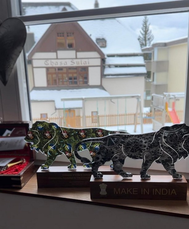 Embassy of India, Berne Lounges & Exhibitions at World Economic Forum (WEF 2023) Davos (16-20 Jan 2023)