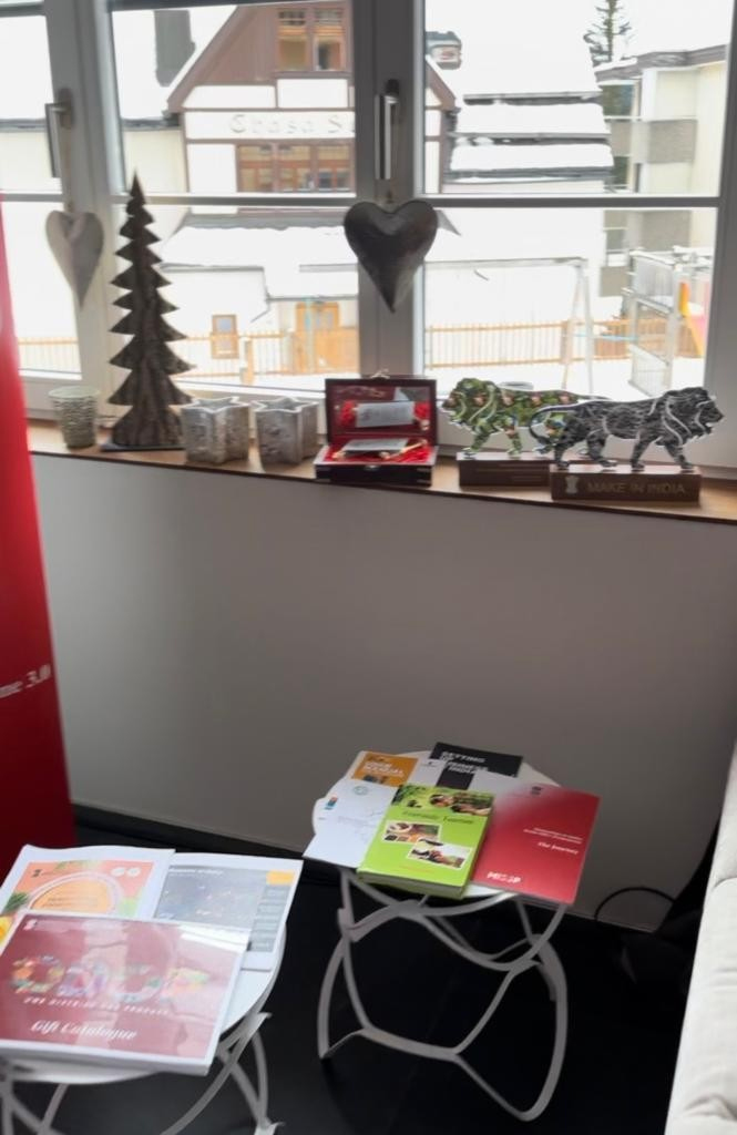 Embassy of India, Berne Lounges & Exhibitions at World Economic Forum (WEF 2023) Davos (16-20 Jan 2023)