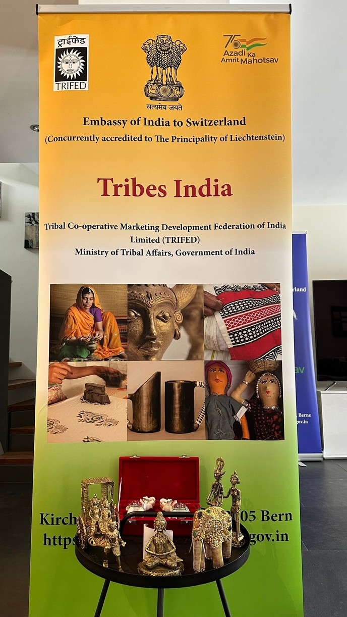 Embassy of India, Berne Lounges & Exhibitions at World Economic Forum (WEF 2023) Davos (16-20 Jan 2023)