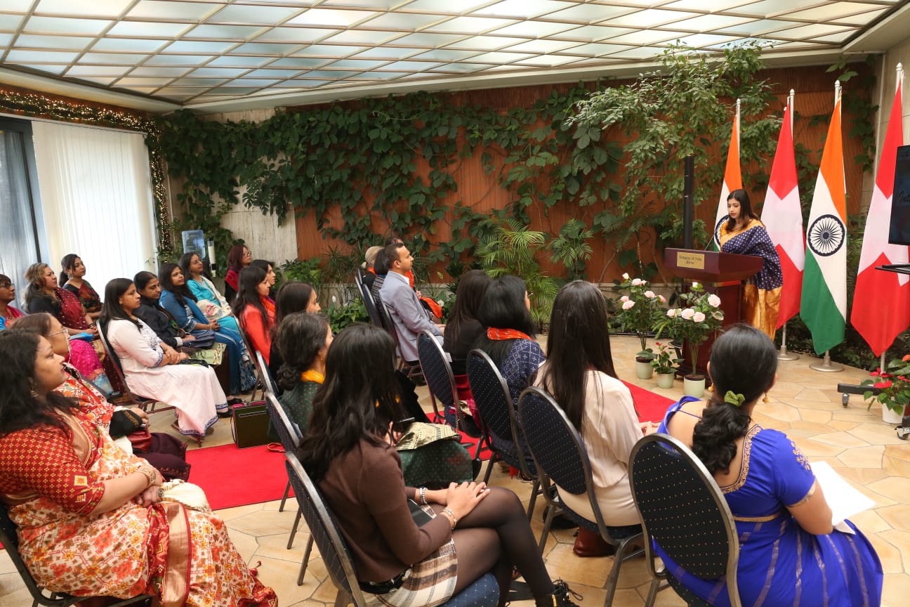 Celebration of International Women’s Day at India House, Berne on 07 March 2023.