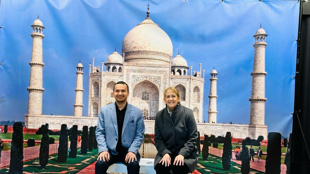 Incredible India exhibition in Neuchâtel on 9th March 2023.
