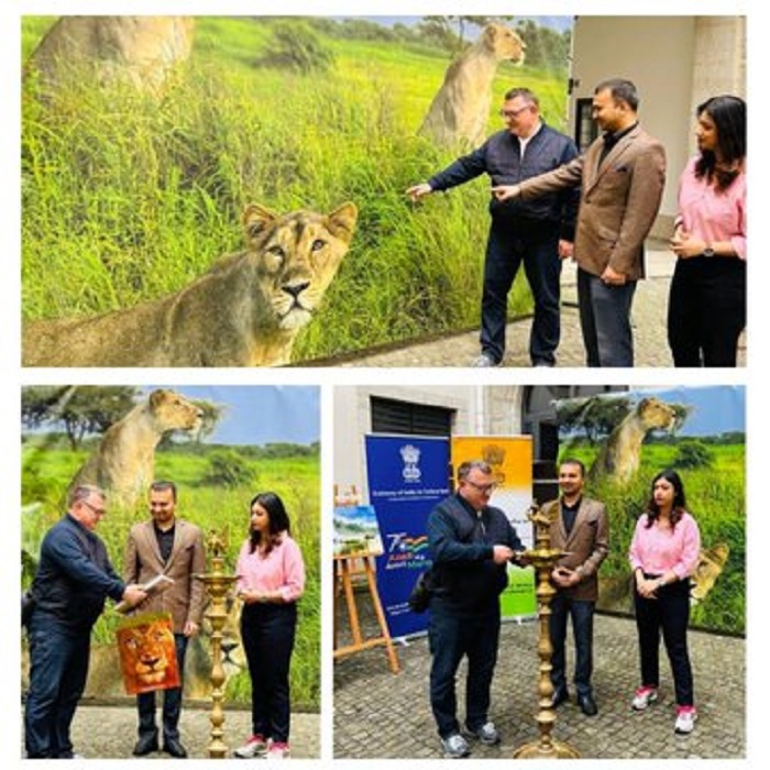 Exhibition on “Incredible India” at Porrentruy, Jura on 15 May 2023