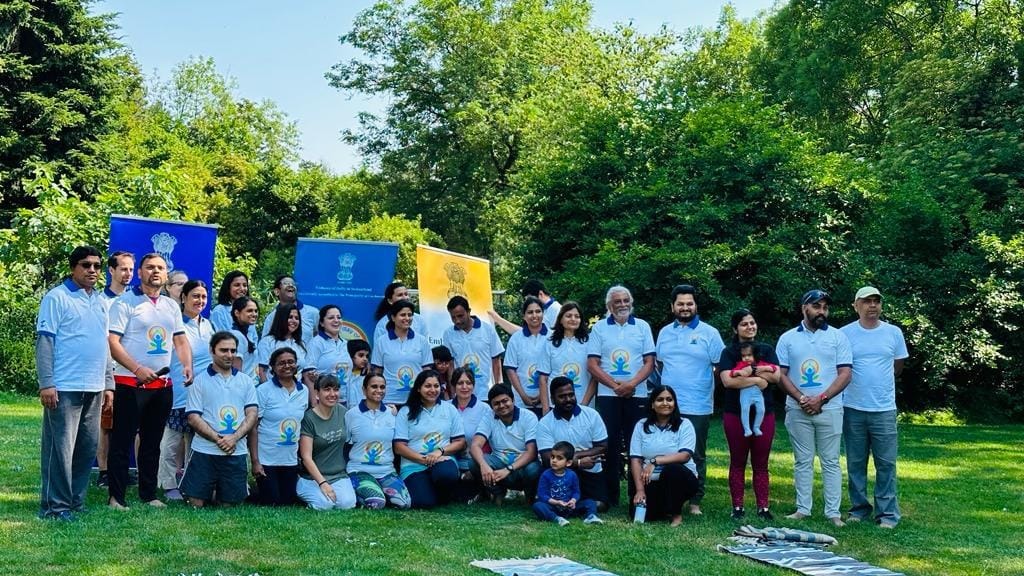 9th International Day of Yoga celebrations at Zurich on 17 June 2023