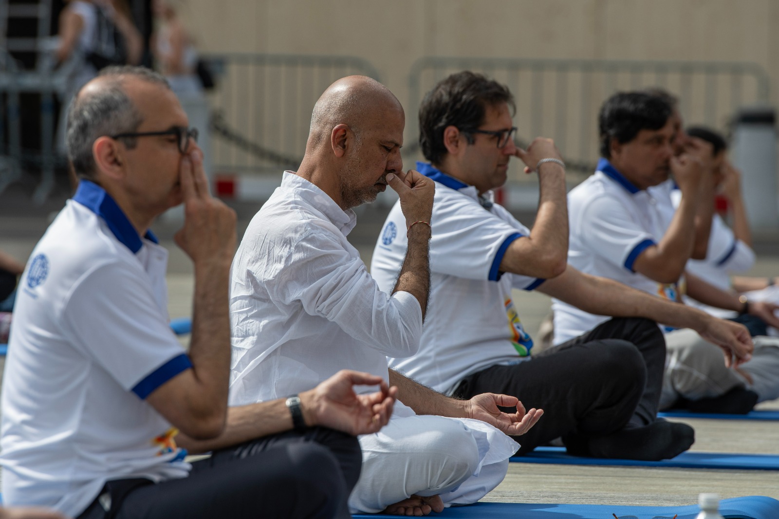 9th International Day of Yoga main event at Bundesplatz, Berne on 21 June 2023