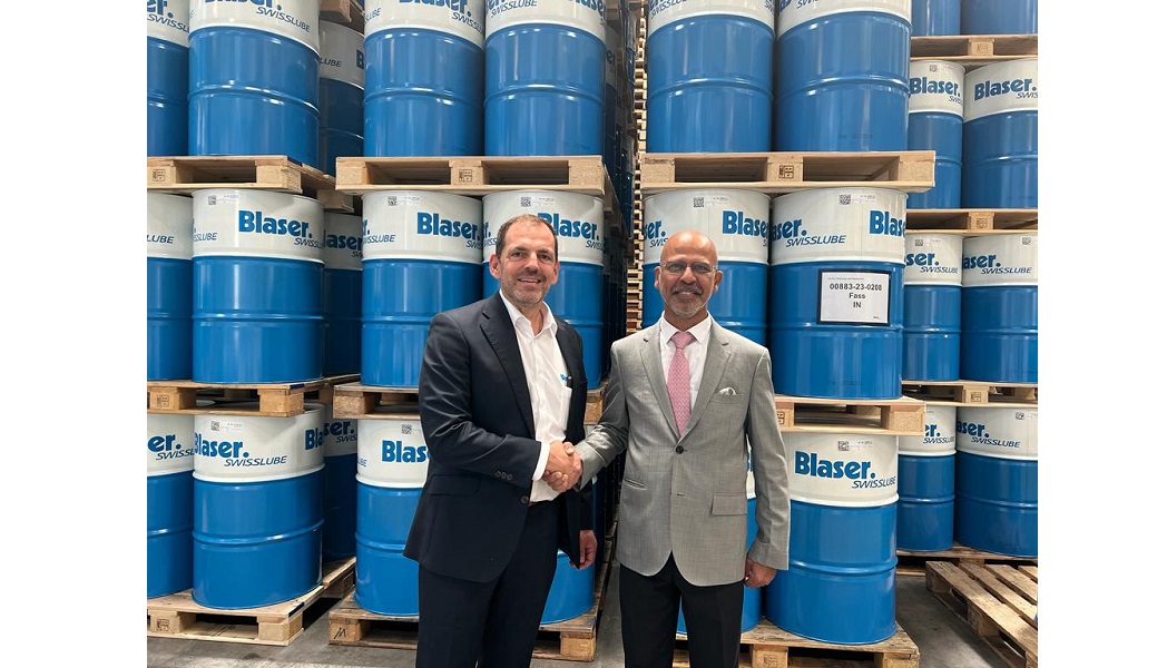  Ambassador Mridul Kumar met CEO of Blaser Swisslube AG Mr. Marc Blaser on 08 September 2023
