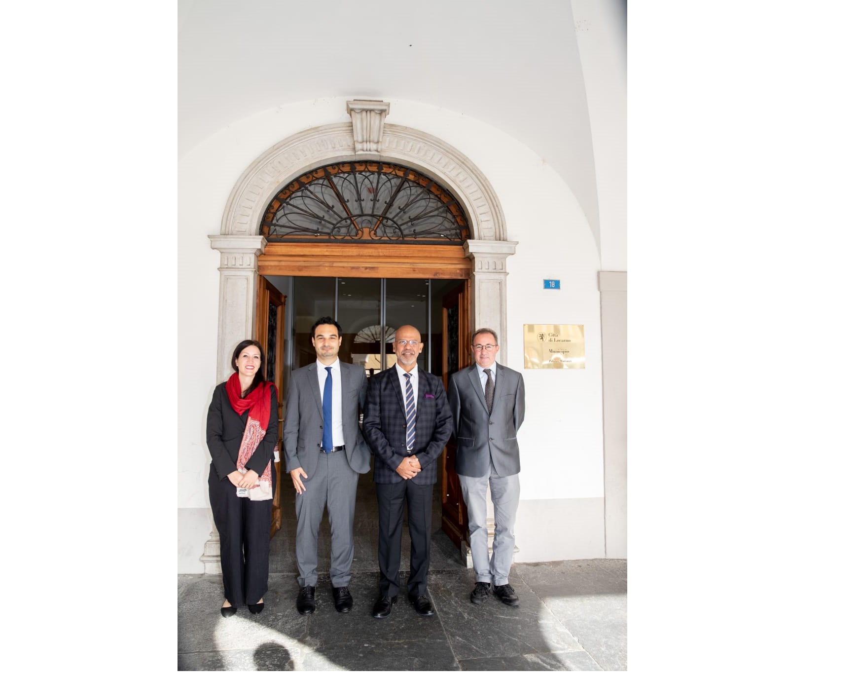 Ambassador Mridul Kumar met  Locarno City Hall delegation on 11 October 2023