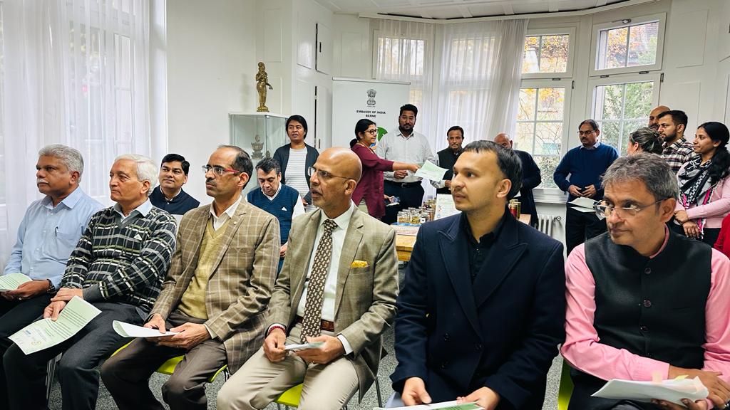Celebration of 8th Ayurveda Day at Embassy of India, Berne on 17 November 2023