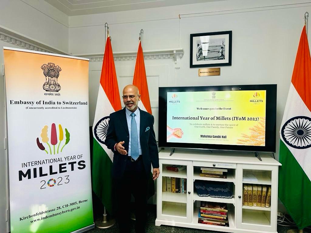 International Year of Millets-2023 celebrations at Chancery on 05 December 2023