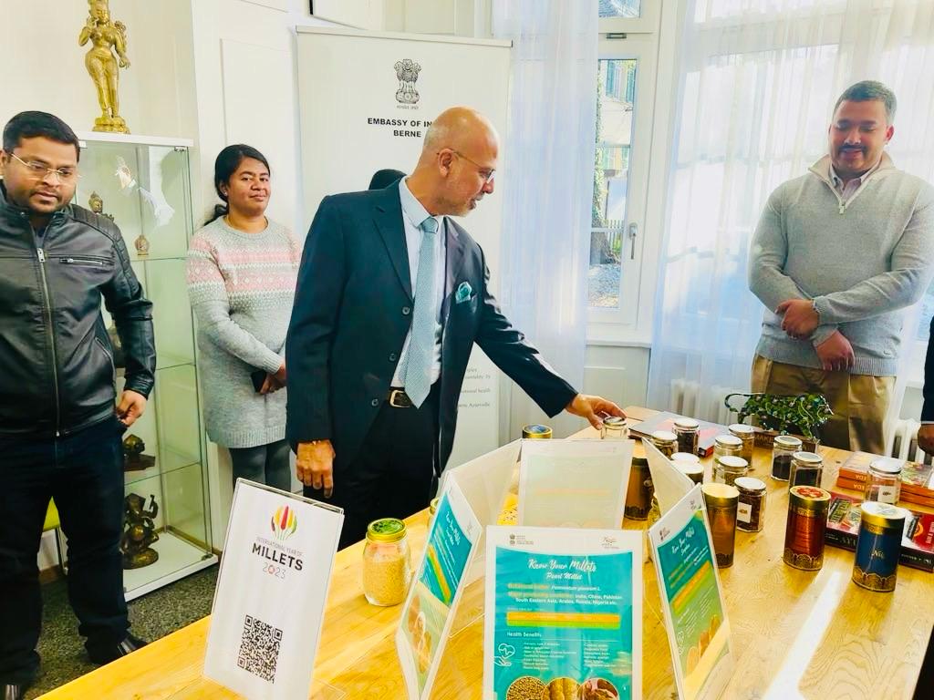 International Year of Millets-2023 celebrations at Chancery on 05 December 2023