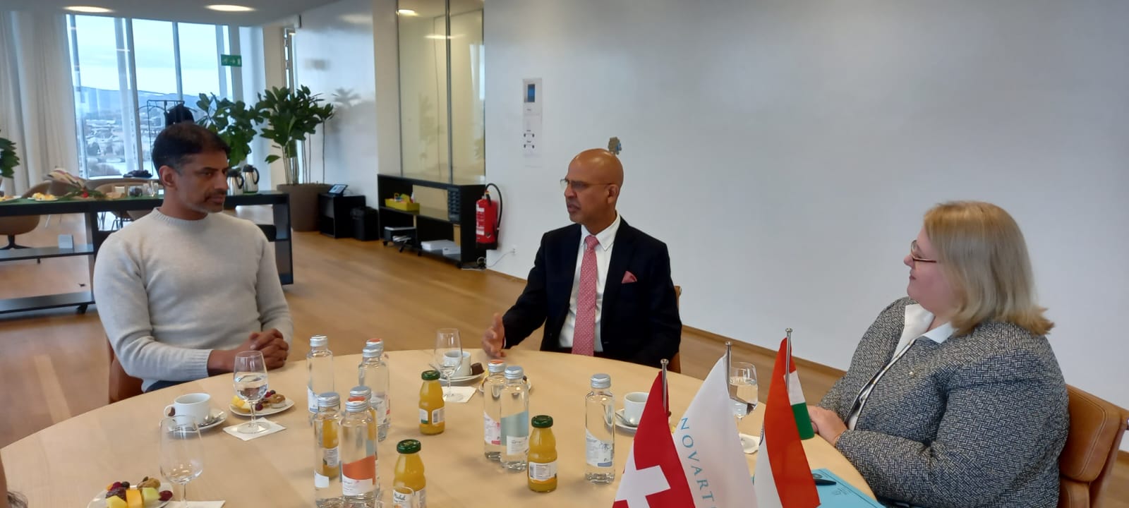Ambassador Mridul Kumar met Mr. Vasant Narasimhan, CEO Novartis on 06 December 2023