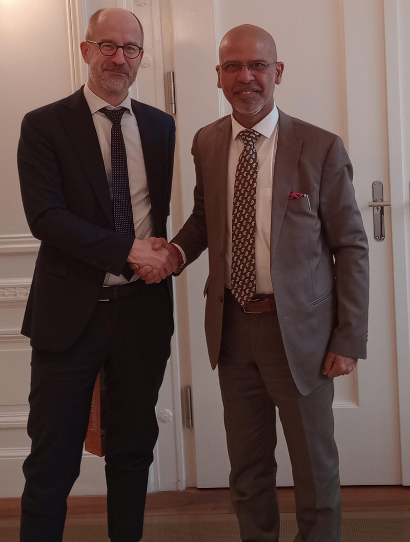 Ambassador Mridul Kumar met Mr. Christoph Konig, Deputy State Secretary, State Secretariat for International Finance on 20 December 2023
