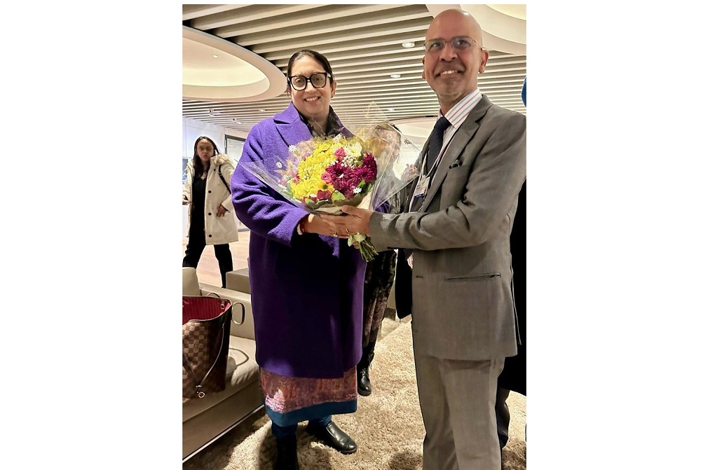 Ambassador Mridul Kumar welcomed Hon’ble Ministers to Switzerland on 15-16 January 2024