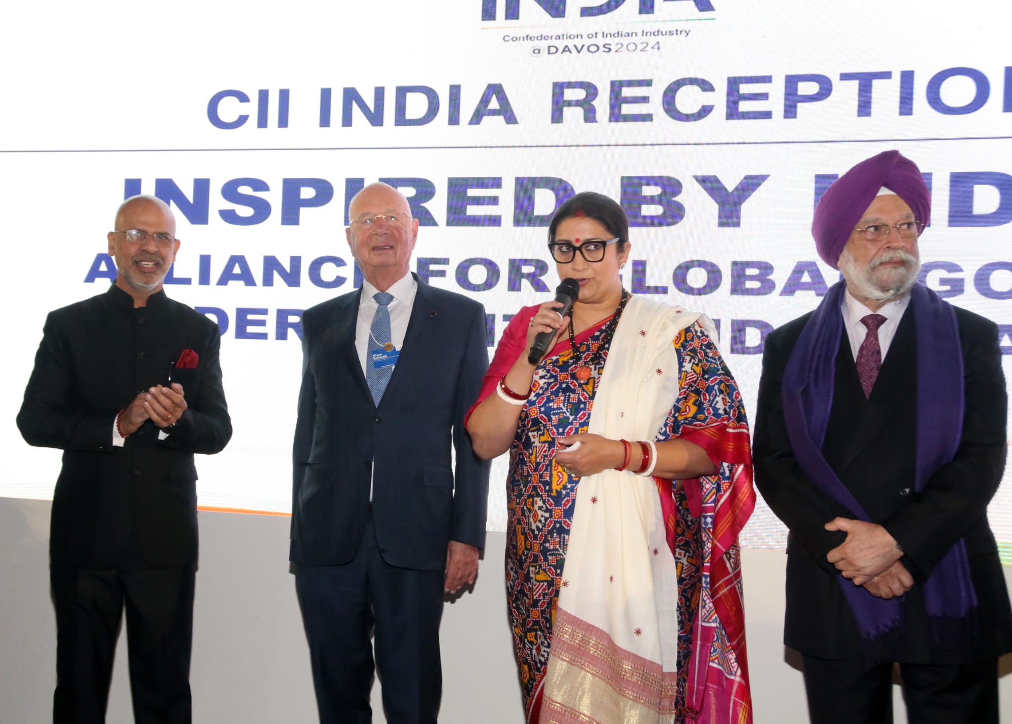 Ambassador Mridul Kumar announced the launch of the “Alliance for Global Good – Gender Equity and Equality” at the World Economic Forum in Davos on 18 January 2024