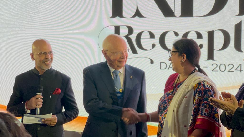 Ambassador Mridul Kumar announced the launch of the “Alliance for Global Good – Gender Equity and Equality” at the World Economic Forum in Davos on 18 January 2024