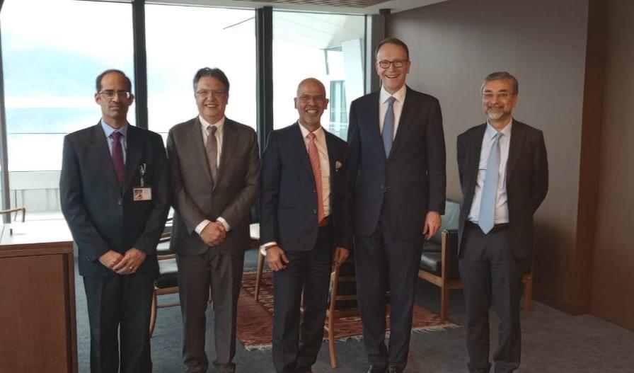 Ambassador Mridul Kumar met Mr. Mark Schneider, CEO Nestlé AG on 09 February 2024