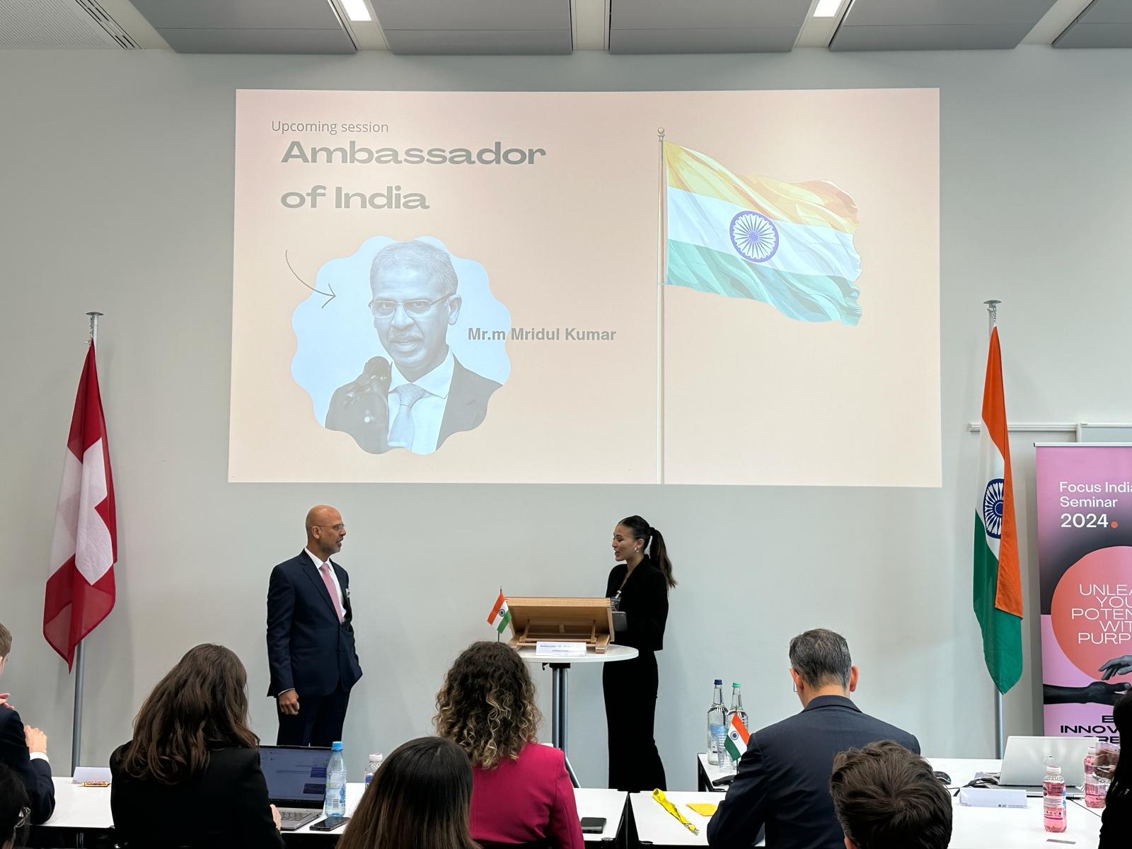 Focus India event held at FHNW University on 12 February 2024
