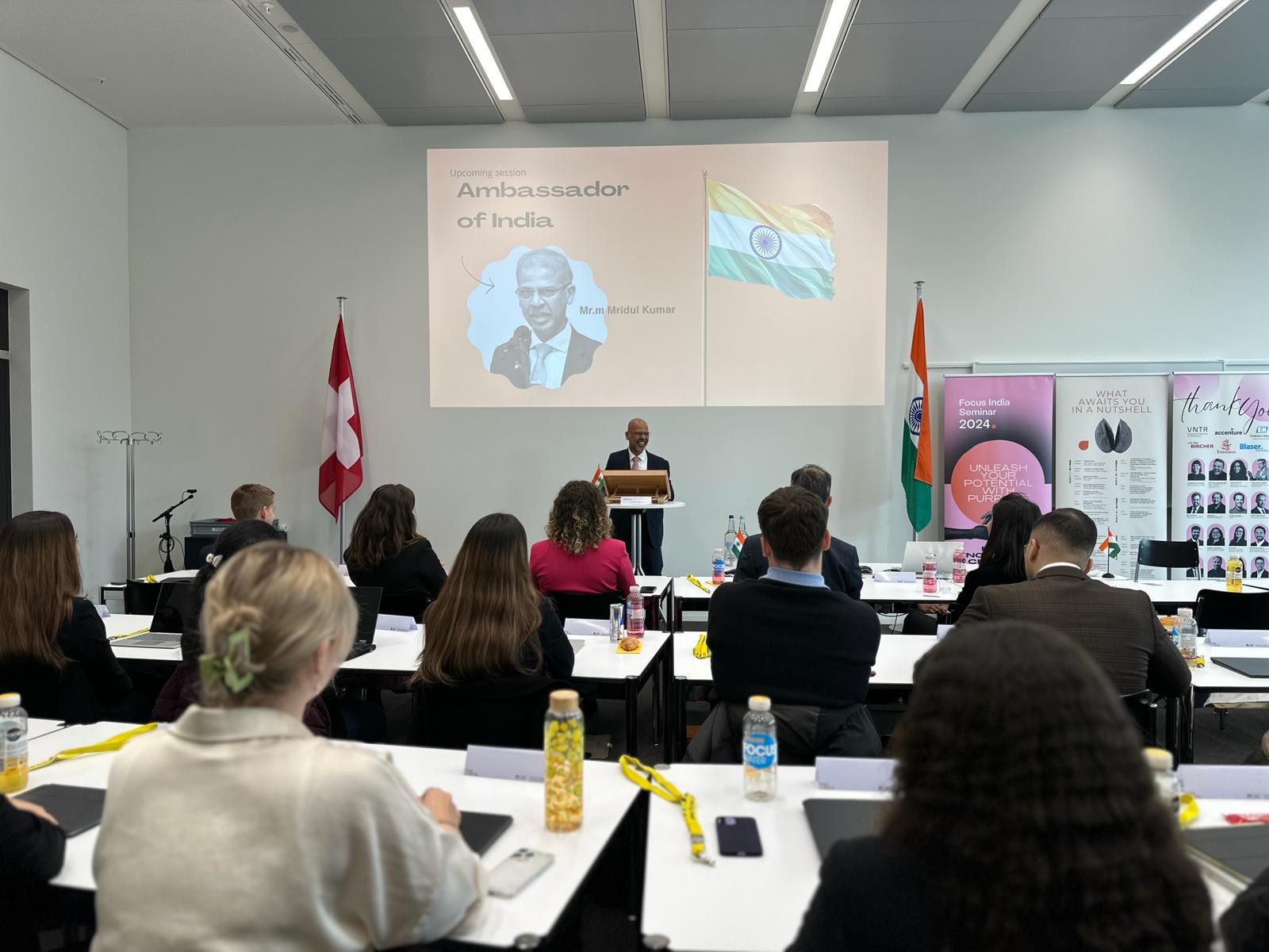 Focus India event held at FHNW University on 12 February 2024
