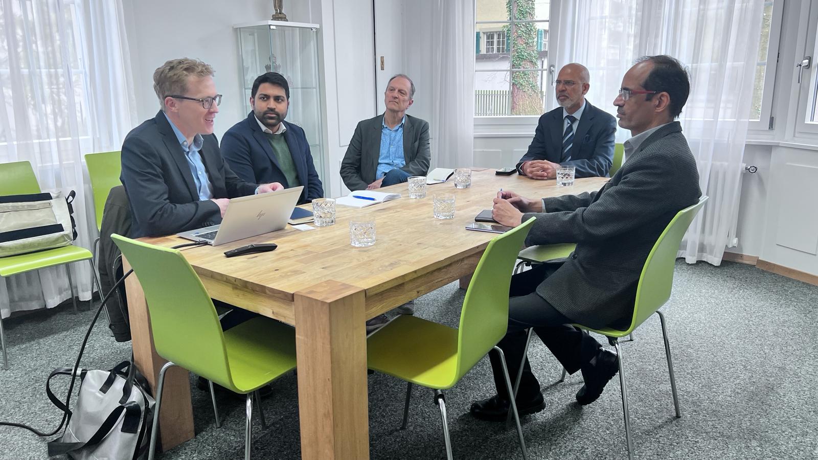 Visit of ‘Water Reuse Lab’ researchers at the Embassy of India, Berne on 26 February 2024