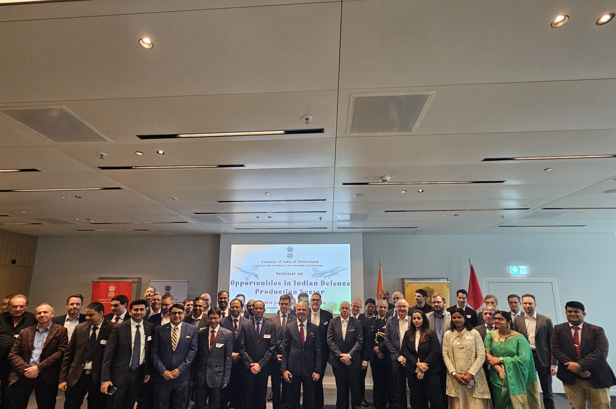 Seminar on “Opportunities in Indian Defence Production Sector”,  Zurich on 18 March 2024