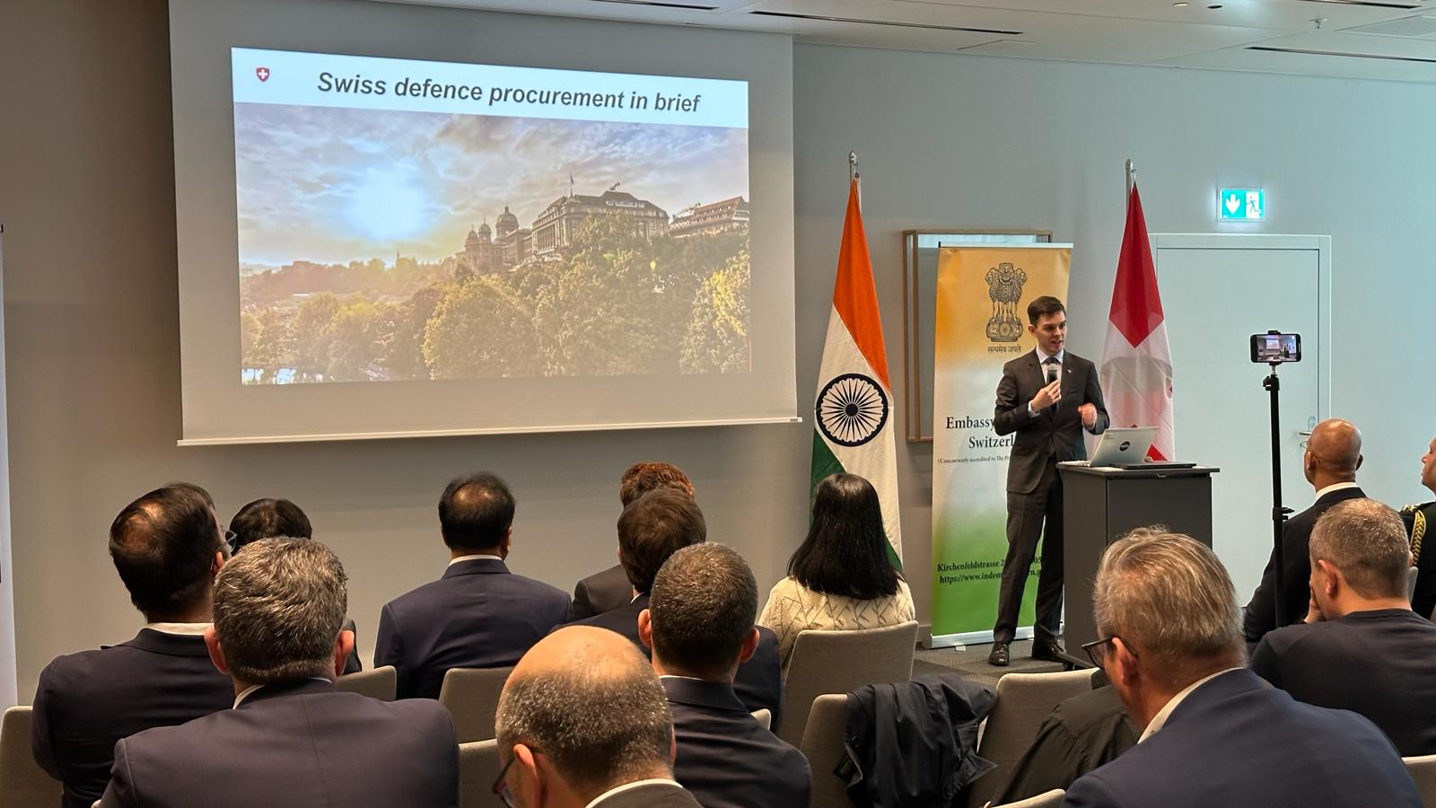 Seminar on “Opportunities in Indian Defence Production Sector”,  Zurich on 18 March 2024